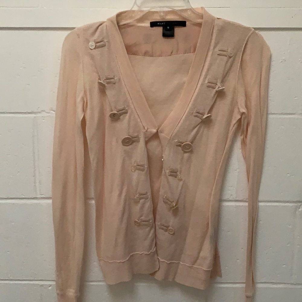Marc Jacobs light pink cardigan size S